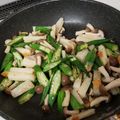 akiki0917's cooksnap of when they made 長芋とオクラのバター醤油炒め.