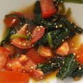 まみま☆'s cooksnap of when they made ほうれん草とトマトの中華和え.