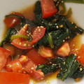 まみま☆'s cooksnap of when they made ほうれん草とトマトの中華和え.