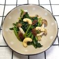 ゆづキッチン's cooksnap of when they made ほうれん草としめじ＊Nutsの健康サラダ.