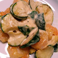 ☆とん吉☆'s cooksnap of when they made ズッキーニとエビのマヨケチャ炒め.