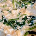 hoopin's cooksnap of when they made 優しい味☆海老とホウレン草のトロッと豆腐.