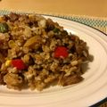 モモレーヌ's cooksnap of when they made 甘辛☆牛肉ガーリックチャーハン☆.