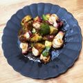 ☻☻☻☻☻☻☻☻☻☻'s cooksnap of when they made ＊タコとアボカドのガーリック炒め＊.