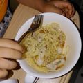 アザラシ農場's cooksnap of when they made レンジで簡単！しめじとツナの和風パスタ.
