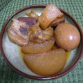 南国diver's cooksnap of when they made 圧力鍋でやわらか角煮と大根と半熟玉子.