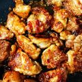 あっちろりん's cooksnap of when they made 一口鶏もも肉の照り焼き♪.