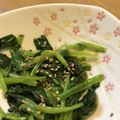 わんぷく's cooksnap of when they made 超簡単！基本の本格ほうれん草ナムル.