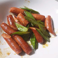 オアシス☆彡's cooksnap of when they made さやえんどうとウインナーのカレー風味炒め.
