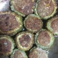 らん蘭's cooksnap of when they made ゴーヤの肉詰め.