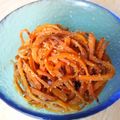 シメジ's cooksnap of when they made 雨鹿茶房流　人参のナムル.