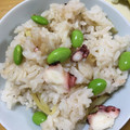 ごはんのじかん's cooksnap of when they made 生姜香る☆枝豆と蛸の炊き込みご飯.