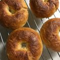 クックしおばぁ's cooksnap of when they made 【中種法で】おからの甘納豆ベーグル.