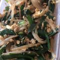 Amylia's cooksnap of when they made もやしとにらと玉子のオイスターソース炒め.