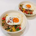 ゆにこーん☆'s cooksnap of when they made 簡単本格タイ料理♪辛くないガパオライス.