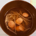 sio2ois's cooksnap of when they made 隠し味は…ソーセージもやしのトマトスープ.