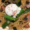 matyapy's cooksnap of when they made 夏野菜✤オクラとベーコンの和風パスタ.