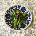 puniＫ's cooksnap of when they made 旦那レシピ③小松菜と干し海老の炒めもの.