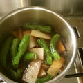 hilo1's cooksnap of when they made 大根と椎茸と獅子唐の煮物.