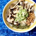 ふたごゆき's cooksnap of when they made ダイエットにおすすめ♡舞茸めかぶ納豆.