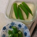 ハンクスさん's cooksnap of when they made 娘が大好きなオクラの白ダシ浸し♫.