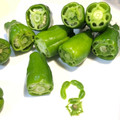 クックA3CBNA☆'s cooksnap of when they made ピーマンの種取りにイラッとしない方法.