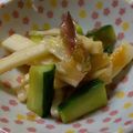 toramik's cooksnap of when they made きゅうりと長芋とみょうがの梅ポン和え.