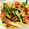 ねぞろ's cooksnap of when they made レンジで簡単☆小松菜ナムル.