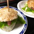 ちょこぱいん's cooksnap of when they made ソーセージエッグチーズライスバーガー.