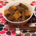 犬Gyami's cooksnap of when they made 厚揚げとこんにゃくのそぼろあん.