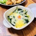 ねっちゃんっ's cooksnap of when they made 糖質制限 ほうれん草と落とし卵のグラタン.
