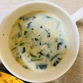 meechan_y's cooksnap of when they made ほうれん草のミルクスープ.