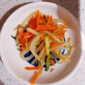 まーさんれなさん's cooksnap of when they made きゅうり人参もやしのナムル.