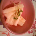 yucca**'s cooksnap of when they made ☆山芋とウメのさっぱりあえ☆.