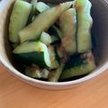 0720まま's cooksnap of when they made いくらでも食べれるキュウリの梅和え.
