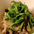 Ayachita's cooksnap of when they made 豚しゃぶ肉とナスのぶっかけそうめん.