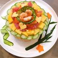 クックYMMV6D☆'s cooksnap of when they made バラちらし風 七夕ケーキ寿司.