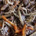 M☆33's cooksnap of when they made 牛肉入りきんぴらゴボウ.