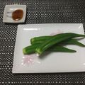 おはなすき's cooksnap of when they made 簡単　ゆでオクラ（丸オクラ）の麺つゆ味.