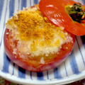 clover♡3's cooksnap of when they made 簡単まるごとトマトのチーズ焼き.
