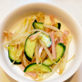 みぃみぃさま's cooksnap of when they made きゅうりともやしのナムル.
