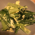 ディナーカレー's cooksnap of when they made 小松菜と卵の炒め物.