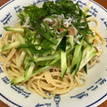 ngta05's cooksnap of when they made さっぱり☆梅ときゅうりの和風冷製パスタ.