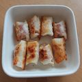 ラリー＆サラ's cooksnap of when they made 簡単☆ワンタンの皮で一口ウィンナー春巻き.