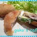 gakoちゃん's cooksnap of when they made 洋風？豚肉のしそチーズはさみカツ.