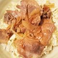 cook⭐MAYU⭐'s cooksnap of when they made 柔らか生姜焼き丼.