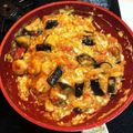 もりひこキッチン's cooksnap of when they made ☆海老チリとろっと茄子の半熟卵丼☆.
