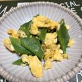 けんよこ's cooksnap of when they made 絹さやの卵とじ.