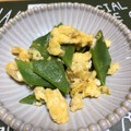 けんよこ's cooksnap of when they made 絹さやの卵とじ.