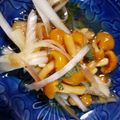あきつま（杏花☆）'s cooksnap of when they made 簡単お摘み☆ナメコとミョウガのおかか和え.